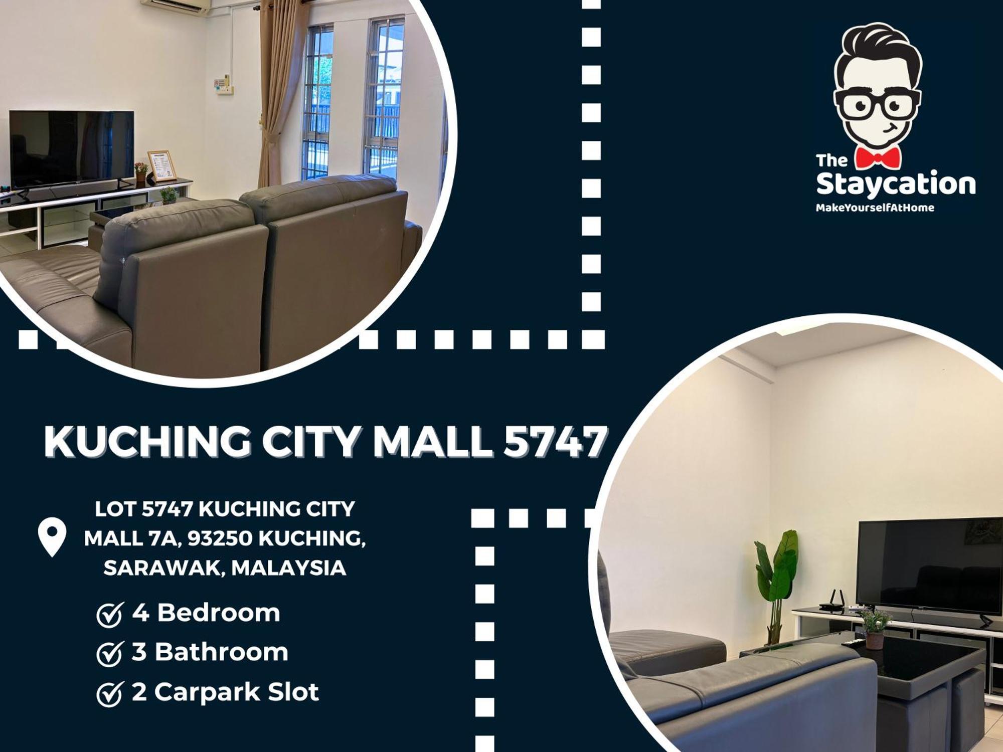 Staycation Homestay 15 Kch City Mall Landed House Kuching Exterior foto